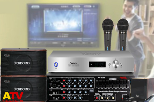 Bộ karaoke gia đình phòng 25m2